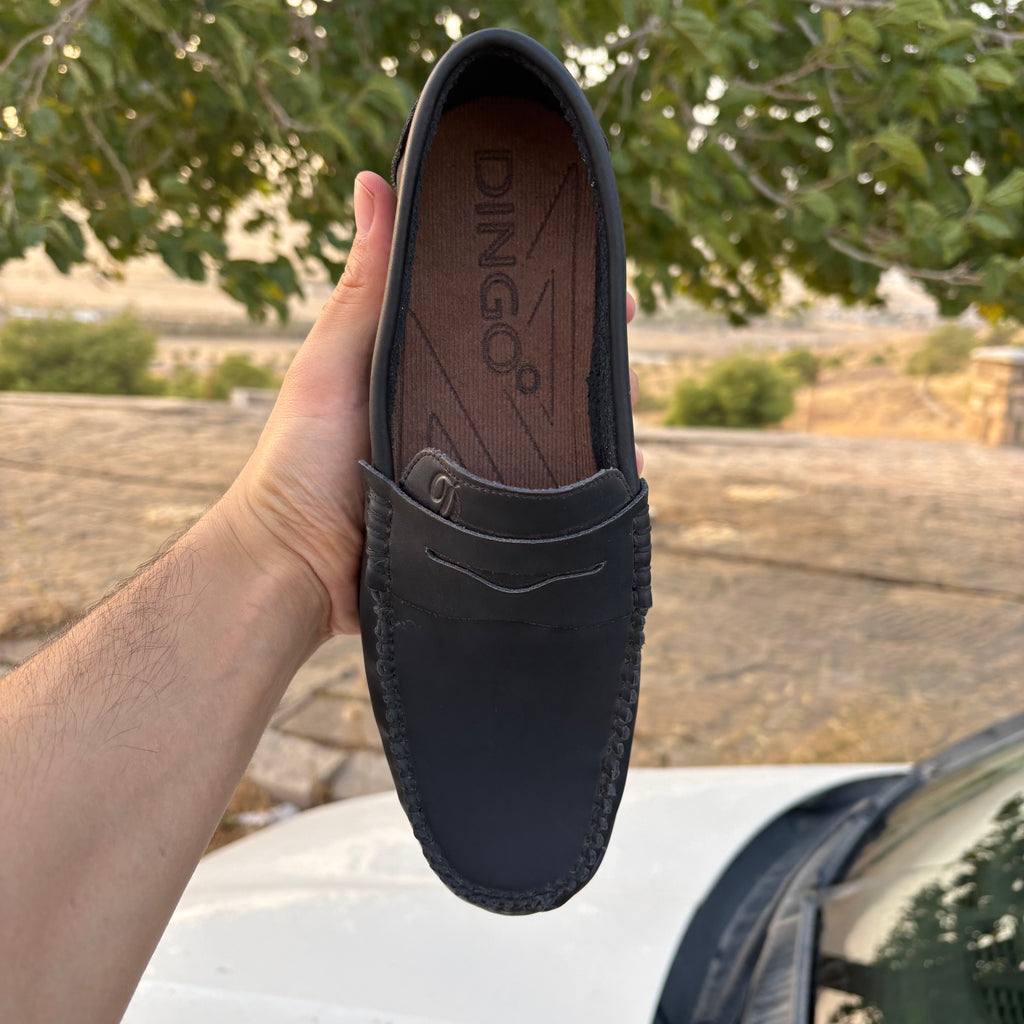 موكاسا اصلية بالجلد الطبيعي
