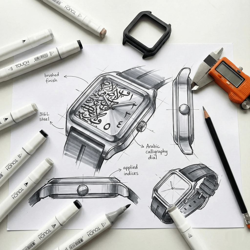 الساعة العربية الاصلية الفاخرة